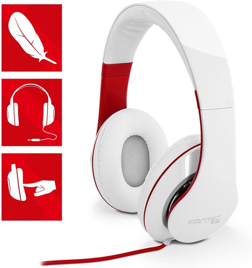 FANTEC SHP-250AJ Stereo HiFi Kopfhörer (mit Bügel, on Ear, 3,5 mm Klinkestecker, bassstark, grosse u