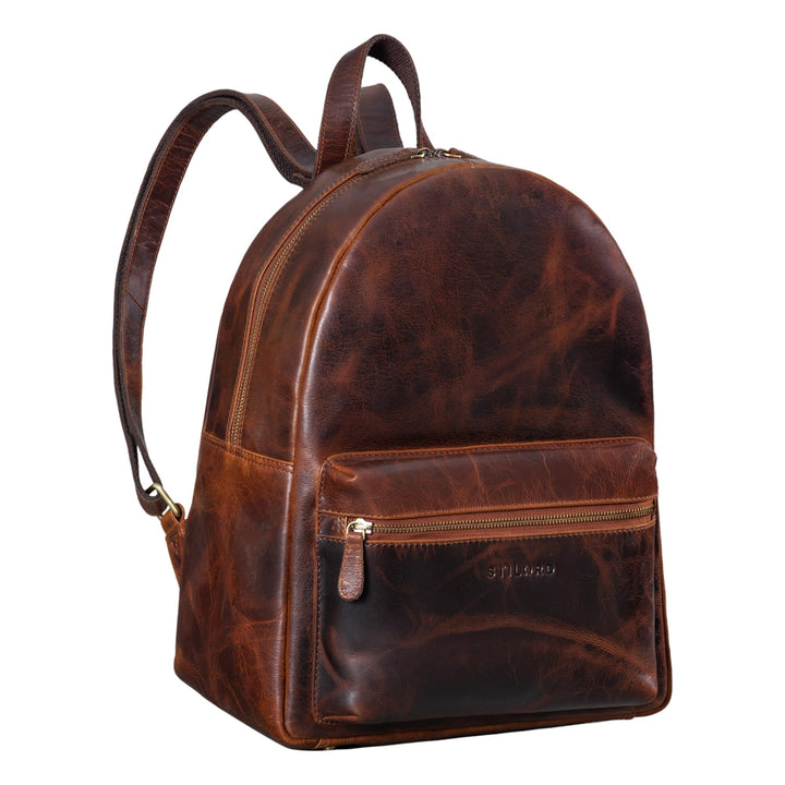 STILORD 'Flynn' Grosser Rucksack Leder XL Lederrucksack für Damen Herren Laptop Rucksack Reiserucksa