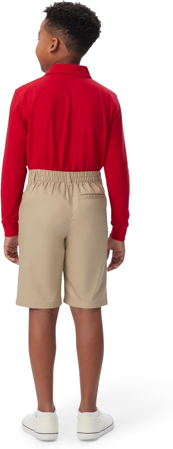 French Toast Boys' Big Pull-On Short, Khaki, 10