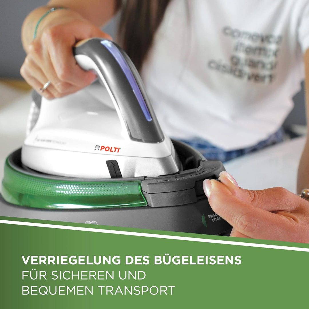 Polti La Vaporella XT90C, Dampfbügelstation mit Heizkessel, 7 Bar, mit ECO-Funktion, unbegrenzte Aut