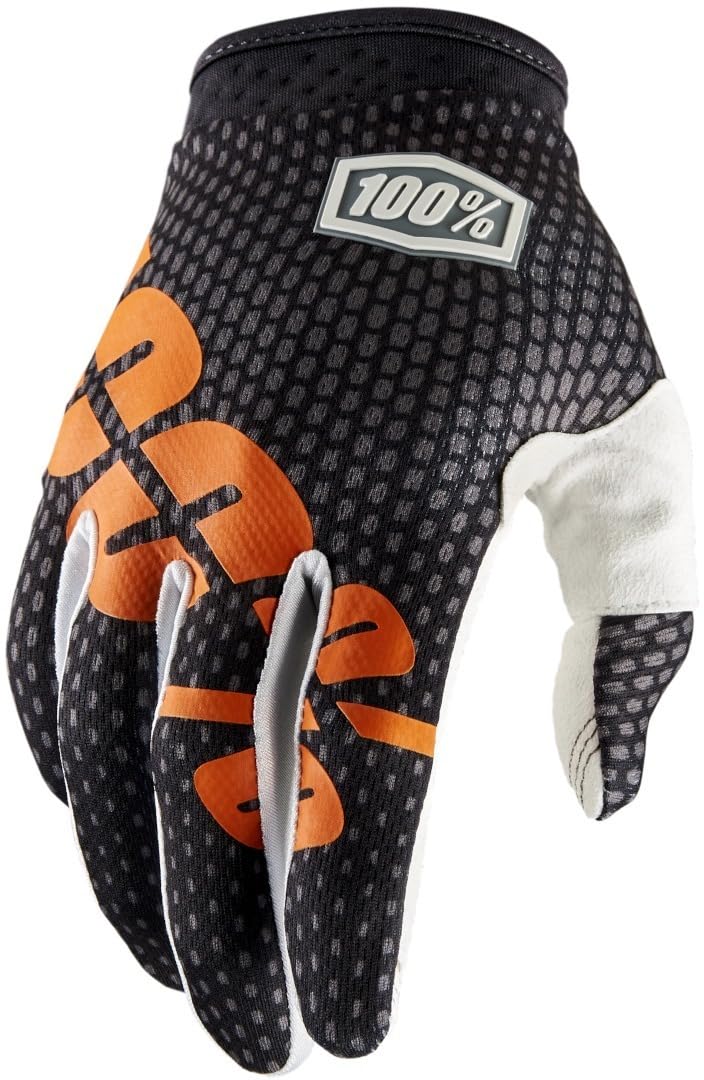 100% Itrack Mountainbike-Handschuh S Grau / Orange, S Grau / Orange