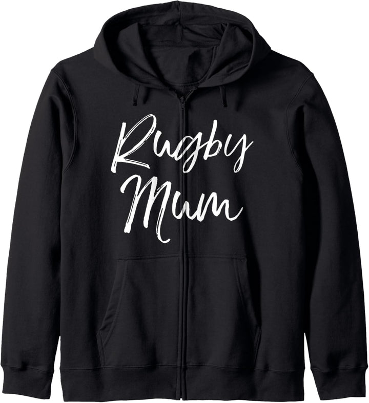Cute Rugby Mom Quote for Rugby Mothers Gift Rugby Mum Kapuzenjacke