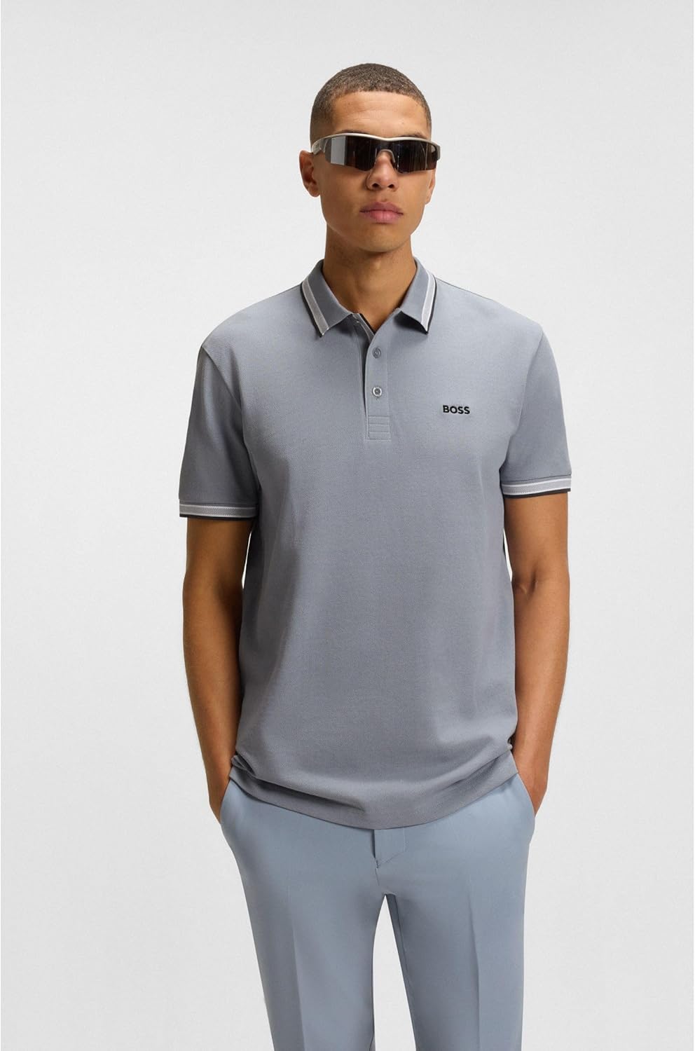 BOSS Herren Paddy Polo XS 026dark Grey, XS 026dark Grey