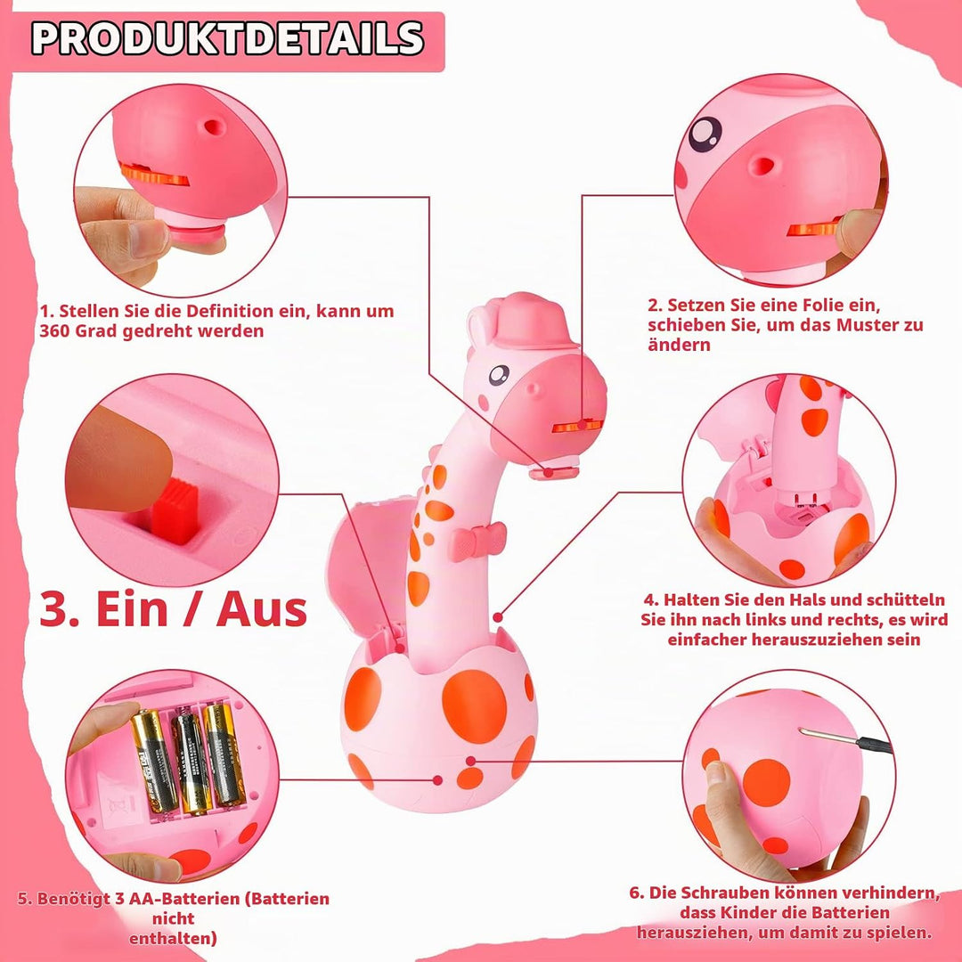 Zeichenprojektor für Kinder Maltafel Zaubertafel, KETIEE Projektor verfolgen und zeichnen Toy Kinder