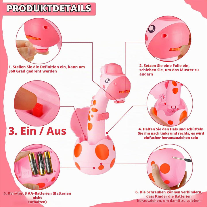 Zeichenprojektor für Kinder Maltafel Zaubertafel, KETIEE Projektor verfolgen und zeichnen Toy Kinder