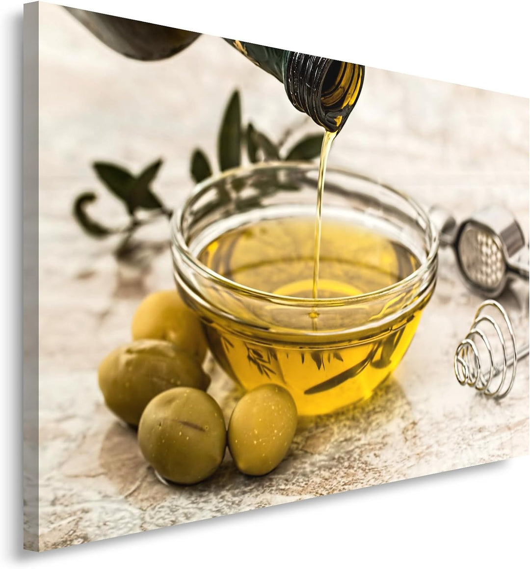 Feeby. Wandbild - 1 Teilig - 50x70 cm, Leinwand Bild Leinwandbilder Bilder Wandbilder Kunstdruck, OL