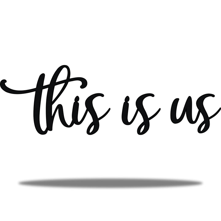 Vivegate This Is Us Wanddekoration - This Is Us Schilder Home Decor Metalldekorationen für Zimmer Gr