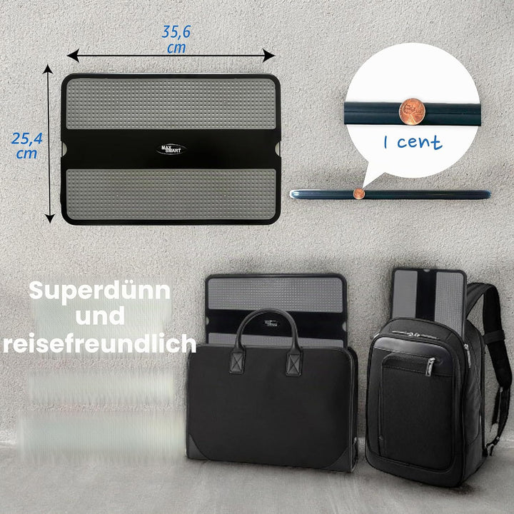 MAX SMART Laptop-Schosspolster Laptop Underlay Notebook Cushdesk Kniekissen Unterlage mit Retractabl