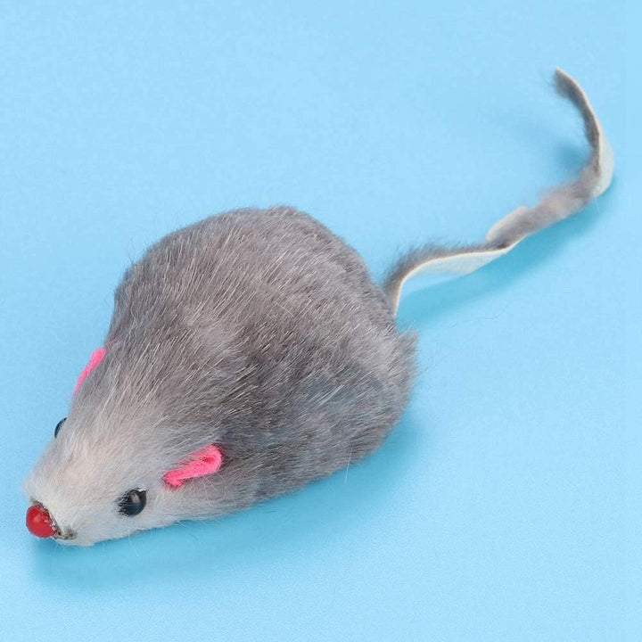 JTLB Katzenspielzeug-Maus, Spielzeug, 12 Mäuse aus Kaninchenfell, 14 X 10 X 4, 12 Stück, Haustier-Ka