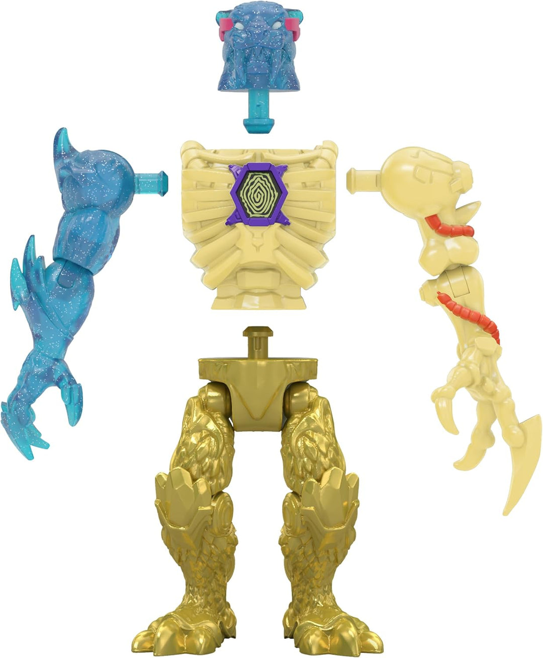 MrBeast Lab Hybrids Mehrfachpackung, Verschiedene Hybrid-Teile und 2 Actionfiguren zum Kombinieren,