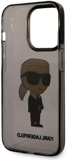 KARL LAGERFELD KLHCP14LHNIKTCK Hülle für iPhone 14 Pro 6,1" Schwarz hardcase Iko