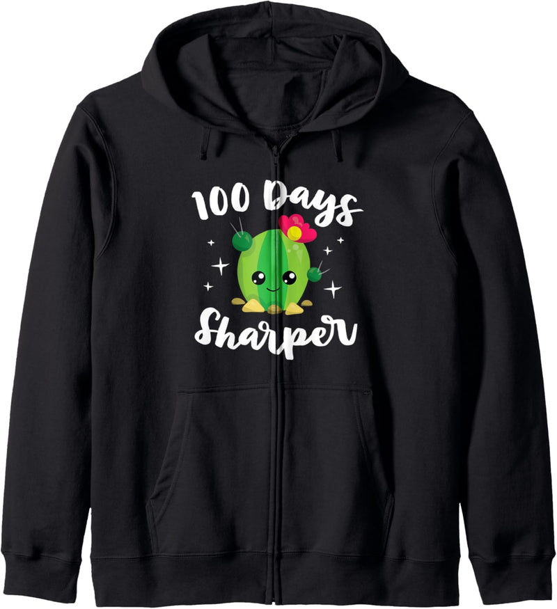 100 Tage Sharper Happy 100th Day Of School Kostüm Mädchen Kapuzenjacke