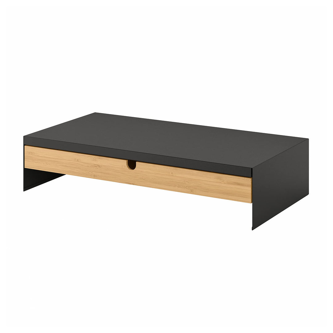 IKEA ELLOVEN Monitorständer mit Schublade, Anthrazit