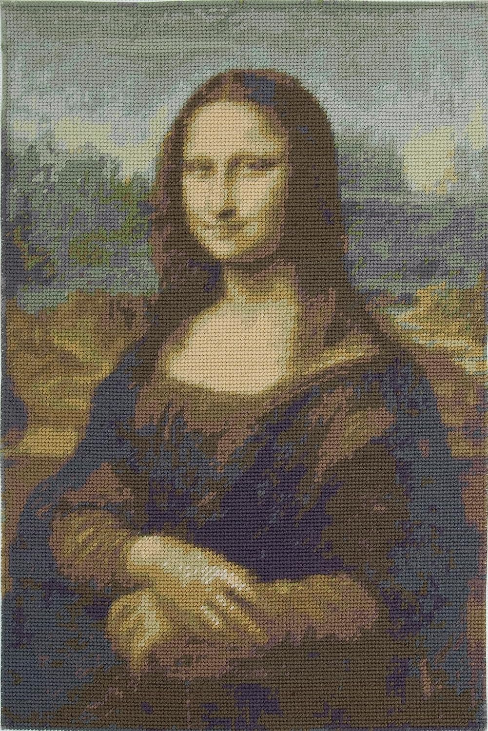 DMC - Mona Lisa von Leonardo da Vinci, Le Louvre, Gobelinset Niveau mittel