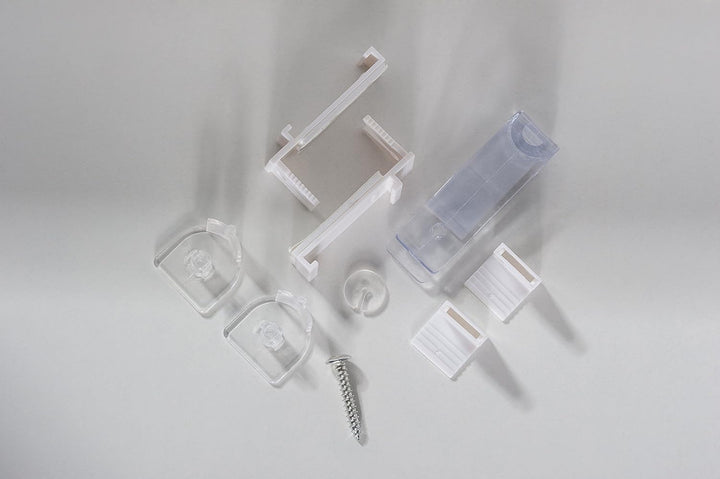 K-home Klemmfix Doppelrollo "Welle" ohne Bohren - Anthrazit 70 cm x 200 cm (B x L) 70 x 200 cm Anthr