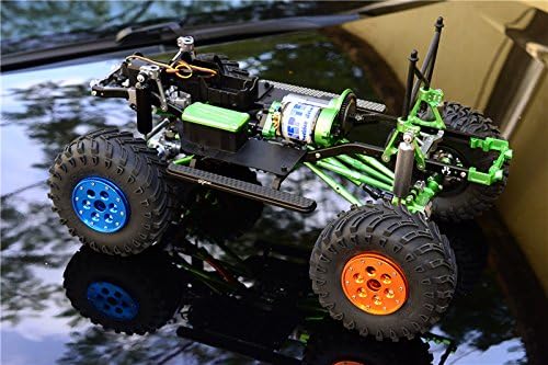 G.P.M. Axial SCX10 II Tuning Teile (AX90046) Aluminium Spur Gear Adapter + Steel Gear 55T - 1 Set Or