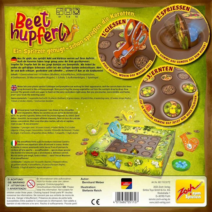 Zoch 601105172 - Kinderspiel Beethupferl - Spiel ab 4 Jahre, witziges Brettspiel für Kinder mit Spie