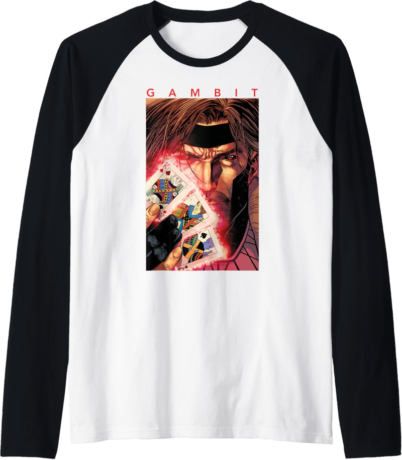 Marvel X-Men Gambit Three Aces Poster Raglan