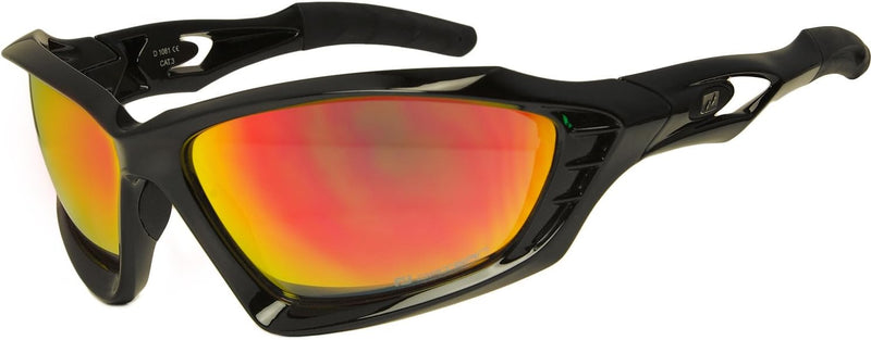 Daisan Elite fire verspiegelte Sportbrille Sonnenbrille