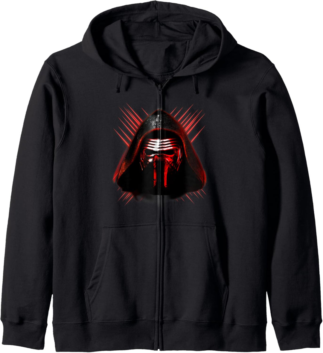 Star Wars The Force Awakens Kylo Ren Red Hue Portrait Kapuzenjacke