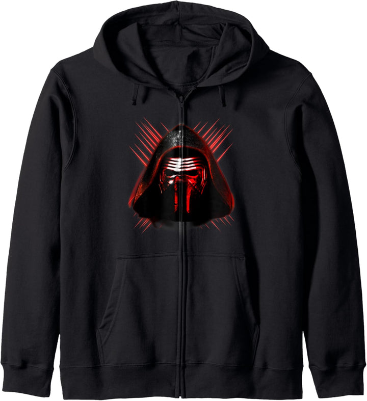 Star Wars The Force Awakens Kylo Ren Red Hue Portrait Kapuzenjacke