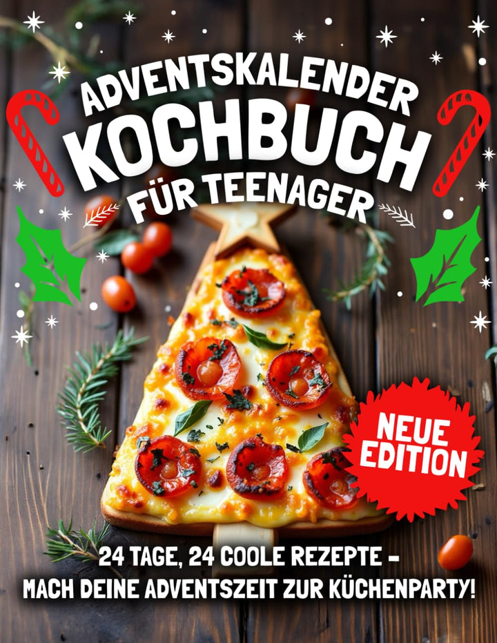 ADVENTSKALENDER KOCHBUCH – TEENAGER EDITION! 24 Tage, 24 coole Rezepte – Mach deine Adventszeit zur