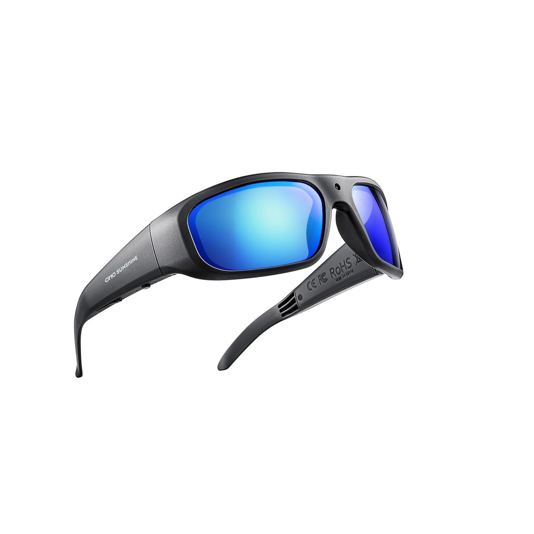 OhO sunshine New Video Sunglasses, 128GB Super Slim 1080P HD Outdoor Sports Action Camera with Built