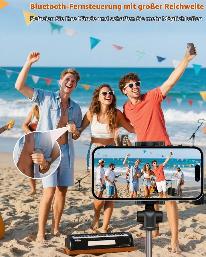 Vlog Handy Selfie Monitor：4" Vlog Selfie Monitor Bildschirm mit Magnetischer | Smartphone Rückkamera