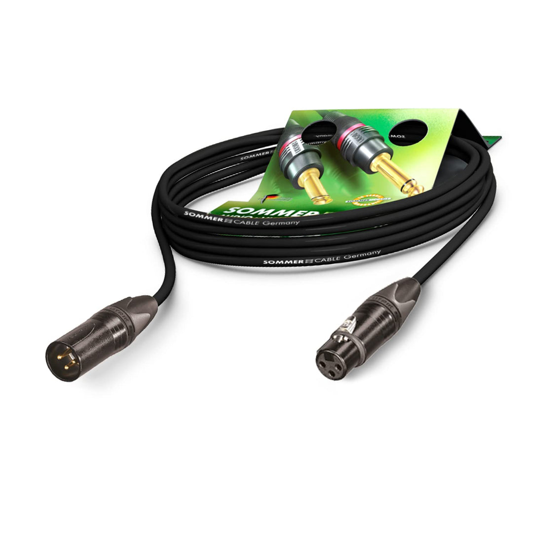 Sommer Cable 10m Mikrofonkabel Highflex SC-Source MKII 2x 0,25 mm² - XLR male / XLR female NEUTRIK -