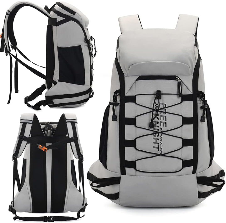 Bseash 40L Leichter wasserdichter Wanderrucksack mit Regenschutz, Outdoor Sport Reise Tagesrucksack