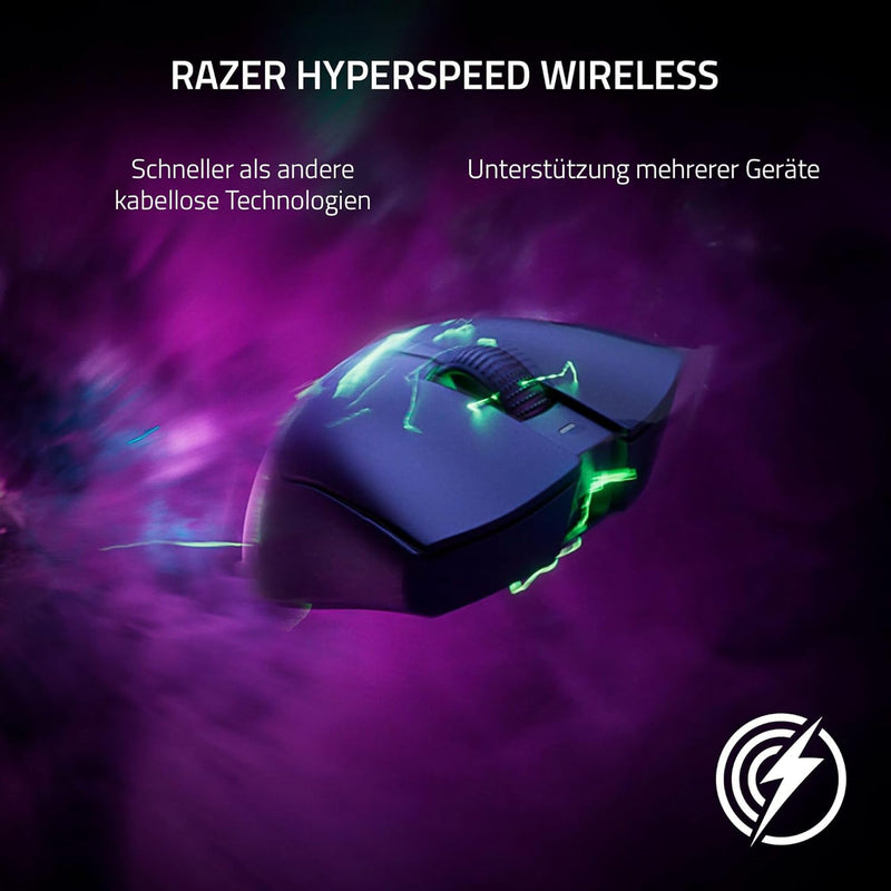 Razer DeathAdder V3 Pro - Leichte kabellose Ergonomische Esports-Maus (64g Leichtes Design, Focus Pr