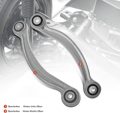 Frankberg 2x Querlenker Hinterachse Kompatibel mit C-Klasse W204 C180 C200 C300 C350 1.6L-6.2L 2007-