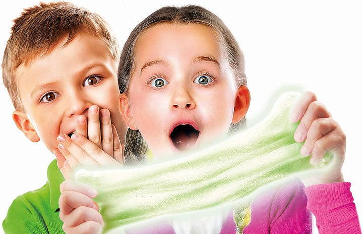 Clementoni Galileo Fun – Das Schleim-Labor, lustige Experimente mit bunten Substanzen und Glibber, S