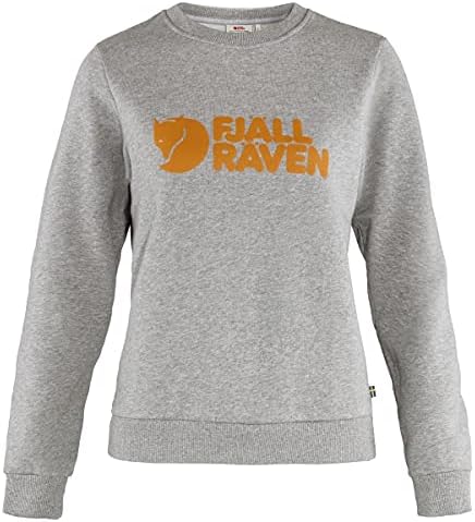 Fjallraven Damen Logo Sweatshirt M Grey-melange, M Grey-melange