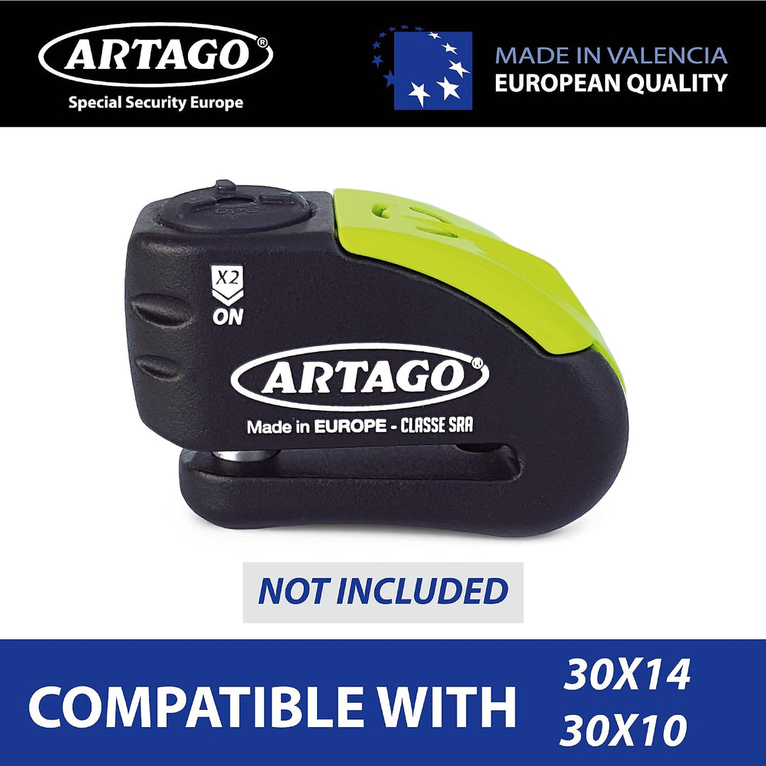 Artago K402 Universal Halterung für Motorrad Bremsscheibenschloss 30X14 und 30X10, zur Befestigung a