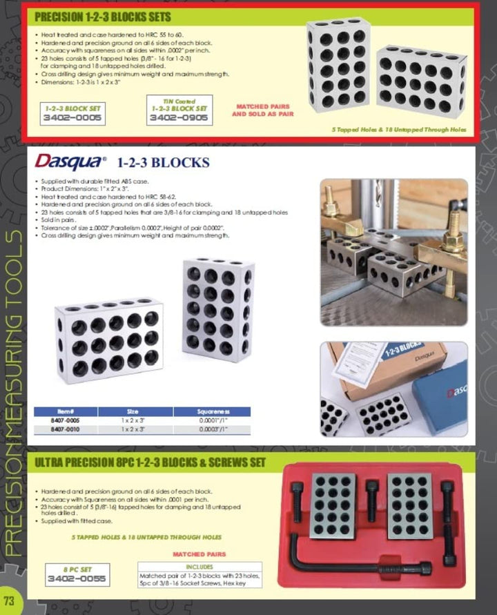 hhip Precision 1–2-3 & 2–4-6 Blocks Sets, 1