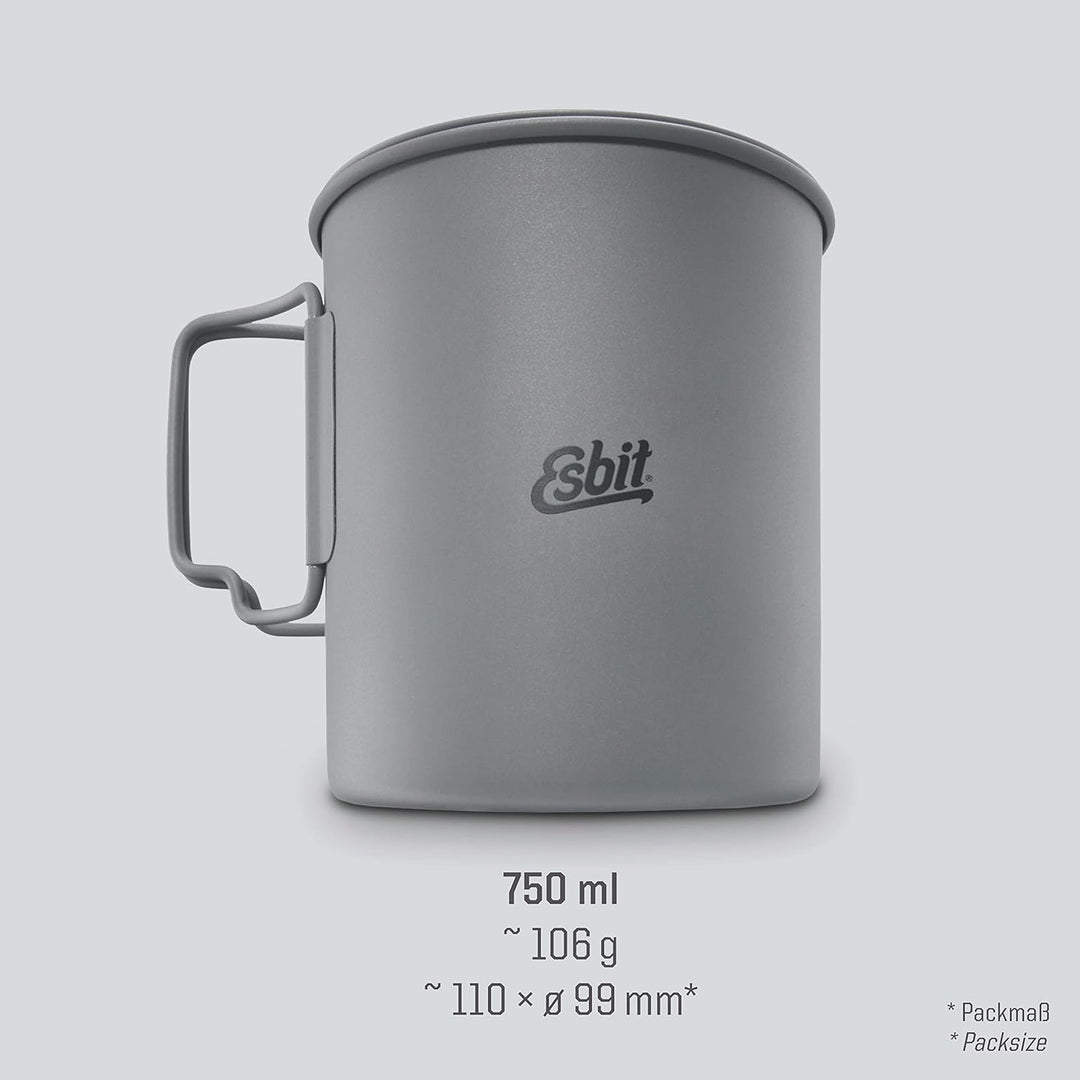 Esbit Titan Topf Grau, Grau