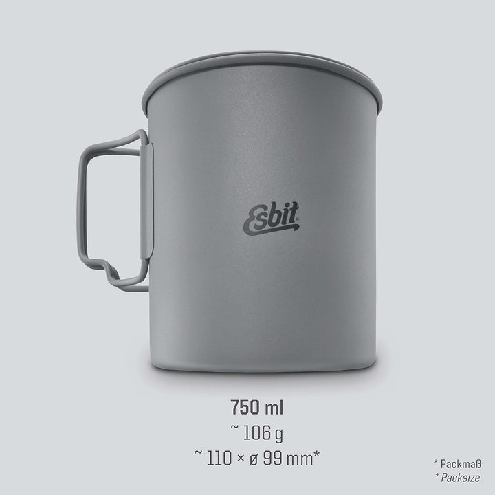Esbit Titan Topf Grau, Grau