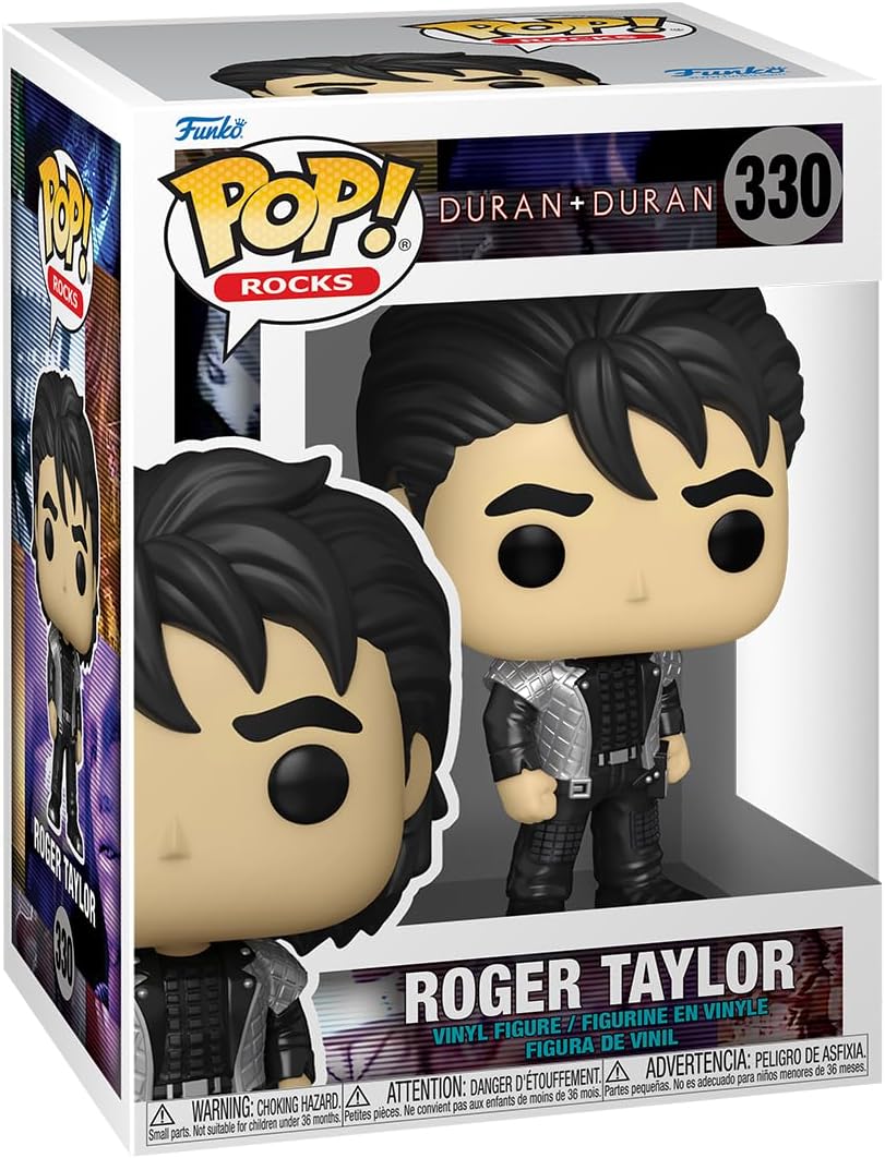 Funko Pop! Rocks: Duran Duran - Wild Boys Roger Taylor - Vinyl-Sammelfigur - Geschenkidee - Offiziel