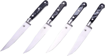 LAGUIOLE - Laguiole 4268473 Set mit 4 Steakmessern (22 cm) mit Edelstahlklinge und Harzgriff