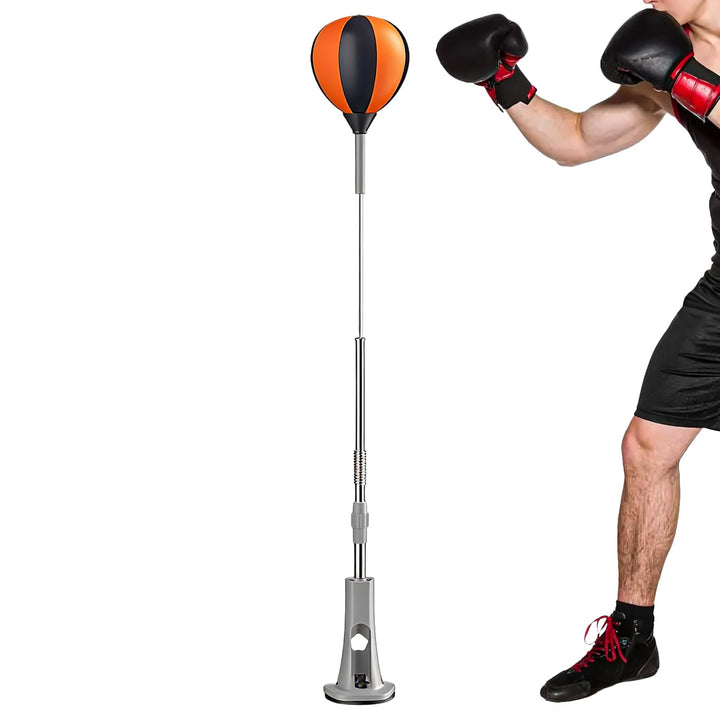 Boxsack mit Ständer, Box-Trainingsausrüstung, Saugfuss, höhenverstellbar, für Workout, Kampfsport, K