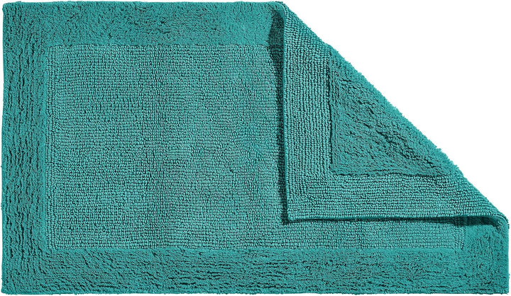 Erwin Müller Badematte, Badteppich Uni Serie Stuttgart Petrol Grösse 70x120 cm - extra dick, hohe Sa