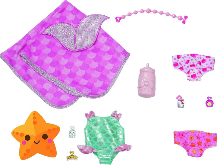 BABY born Surprise Mermaid Surprise Spielzeug Puppe - Einfach für kleine Hände, kreatives Spielen fö