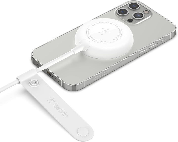 Belkin MagSafe ladegerät, Magnetisches Kabelloses Ladegerät (mit 2-m-Kabel, für die iPhone 14 Serie,