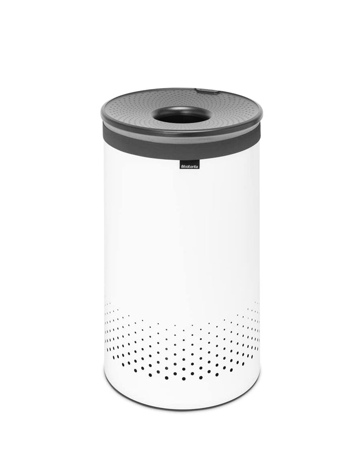 Brabantia - Wäschekorb - Quick-Drop-Öffnung - Perfekt sitzenden Baumwollwäschesack - Korrosionsfrei