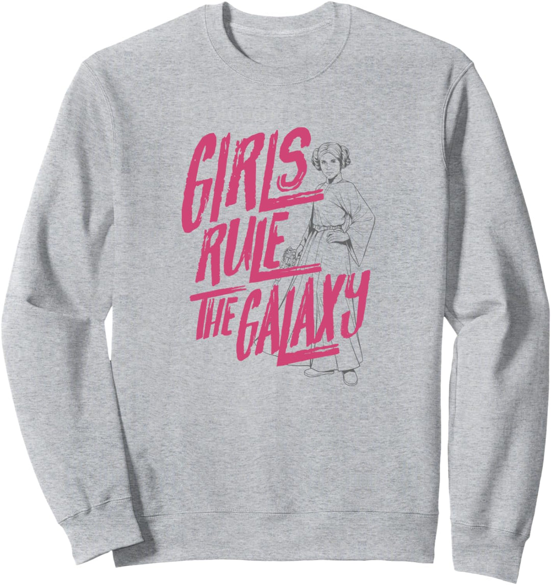 Star Wars Princess Leia Girls Rule The Galaxy Sweatshirt