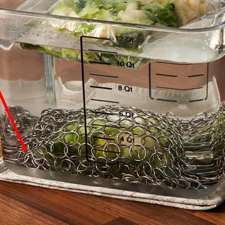 Sous-Vide-Kettengewicht 20 X 20 Cm Sous-Vide-Gewichte Edelstahl-Sous-Vide-Gewicht Lebensmittelecht S
