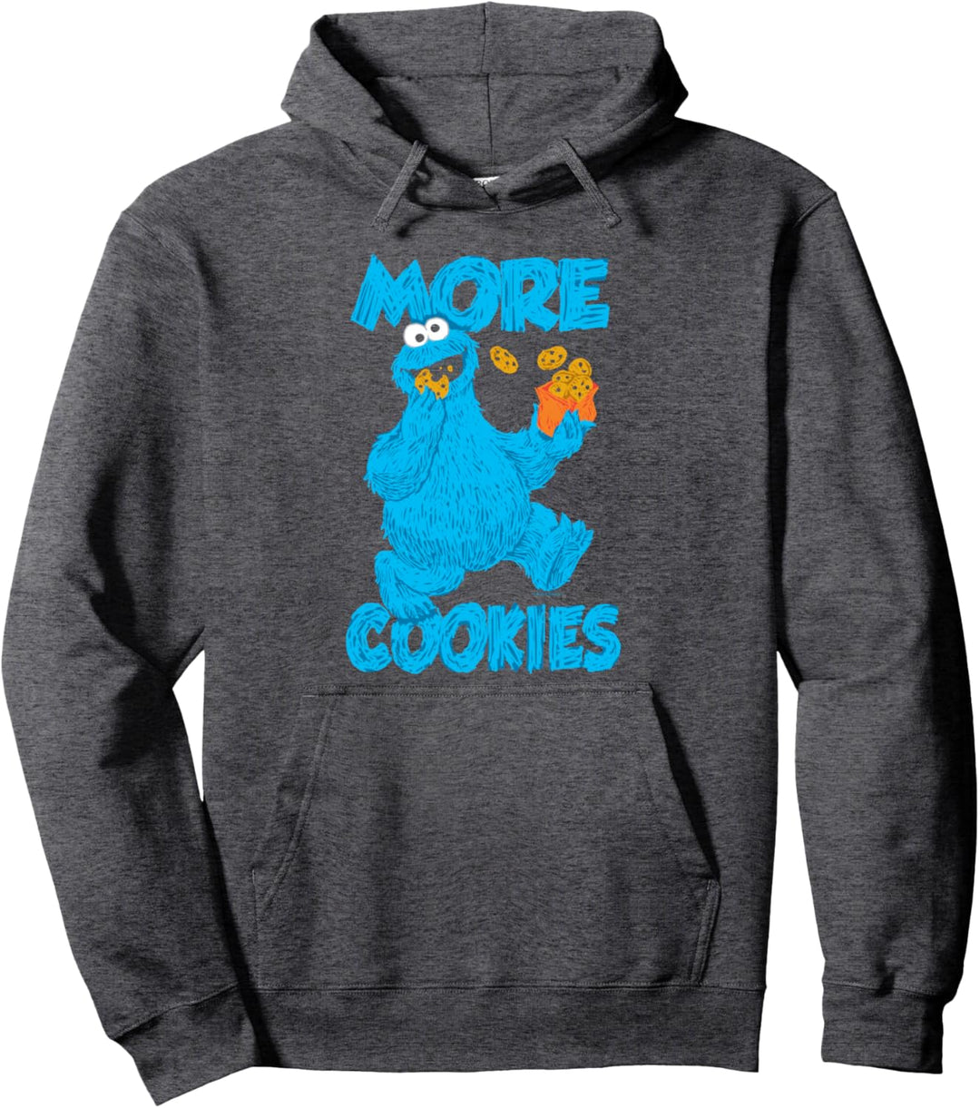 Sesame Street Cookie Monster More Cookies Pullover Hoodie