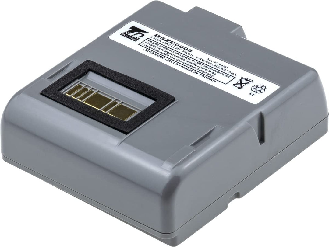 Akku für Zebra Barcode-Scanner, Teilenummer AK17463-005, Li-Ion, 7,4 V, 5000 mAh (37 Wh) schwarz
