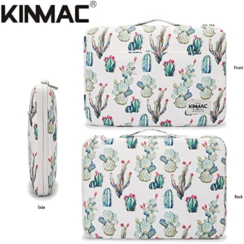 Kinmac Schutzhülle für Laptops mit 360-Grad-Schutz, wasserdicht, mit Griff Cacti 13.5 inch-14 inch c